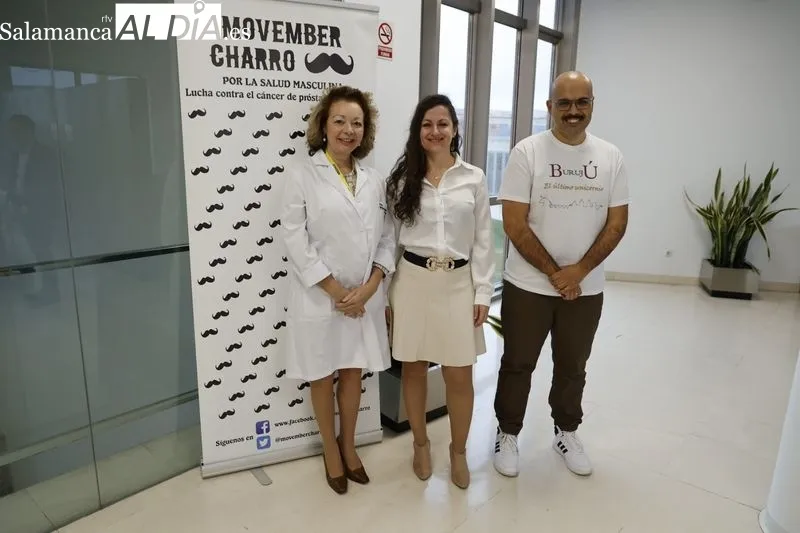 Clausura de la campaña Movember Charro en el Centro de Investigación del Cáncer. Foto de David Sañudo