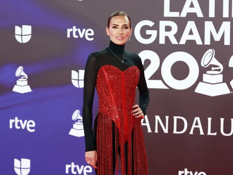Nieves Álvarez en la alfombra roja de los Latin Grammy 2023 - ROCÍO RUZ / EUROPA PRESS