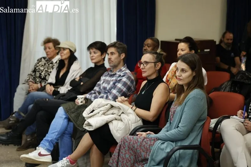 Presentación en la Sala de la Palabra del estreno absoluto de ‘El Tiempo inventado’, una obra dedicada a Federico García Lorca, escrita por Isabel Bernardo y dirigida por José Antonio Sayagués. Foto de David Sañudo
