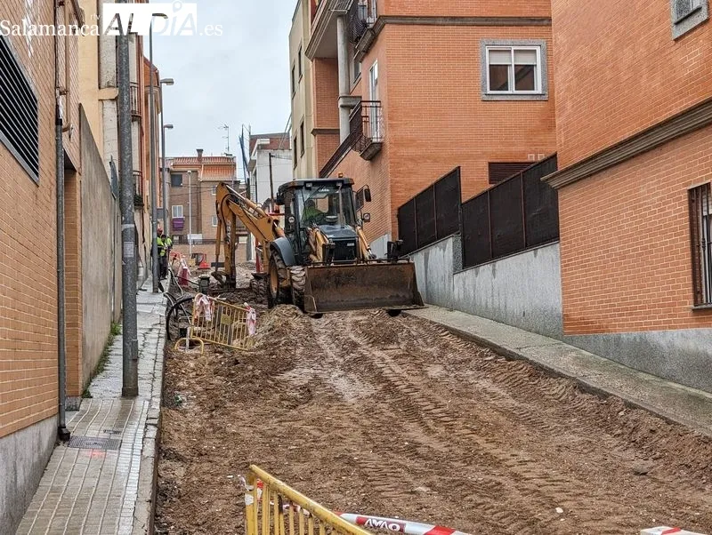 Obras en el Barrio Blanco. Foto de David Sañudo