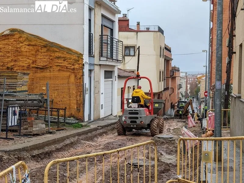 Obras en el Barrio Blanco. Foto de David Sañudo