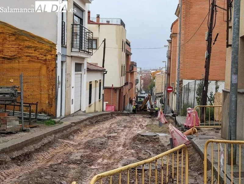 Obras en el Barrio Blanco. Foto de David Sañudo