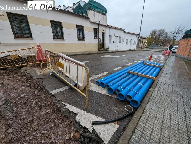 Obras en el Barrio Blanco. Foto de David Sañudo