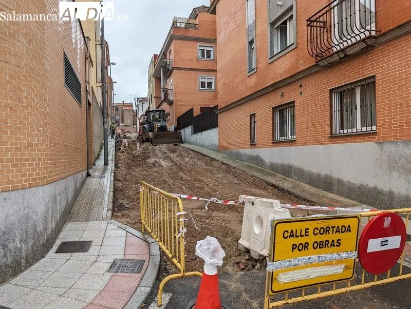 Obras en el Barrio Blanco. Foto de David Sañudo