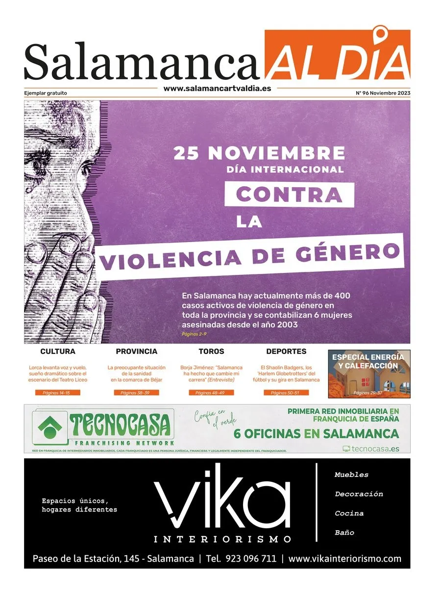 Foto 2 - Ya est&aacute; en la calle el n&uacute;mero de noviembre del peri&oacute;dico de papel SALAMANCA AL D&Iacute;A