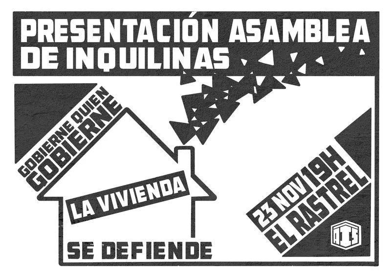 Presentación de la Asamblea de Inquilinas. Foto de archivo.