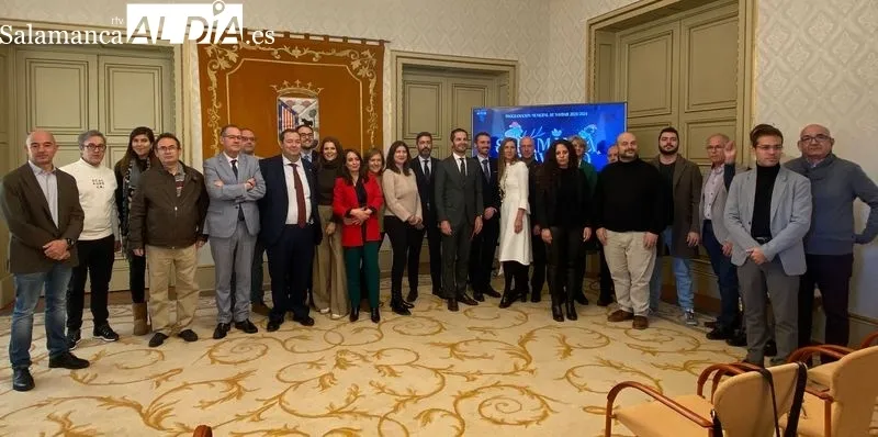 Presentación en el Consistorio de la programación de Navidad del Ayuntamiento de Salamanca. Foto de Vanesa Martins