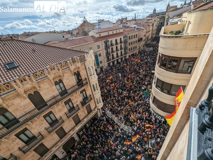 Concentración Salamanca contra amnistía