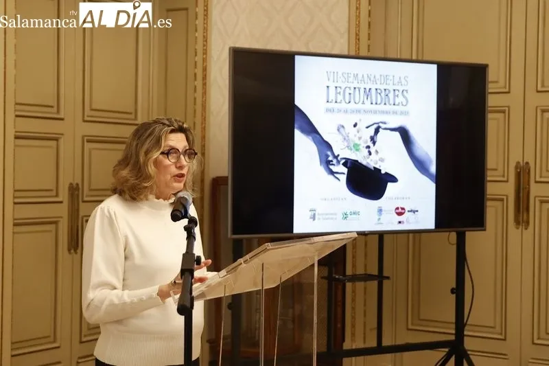 Presentación en el Ayuntamiento de la VII Semana de las Legumbres. Foto de David Sañudo