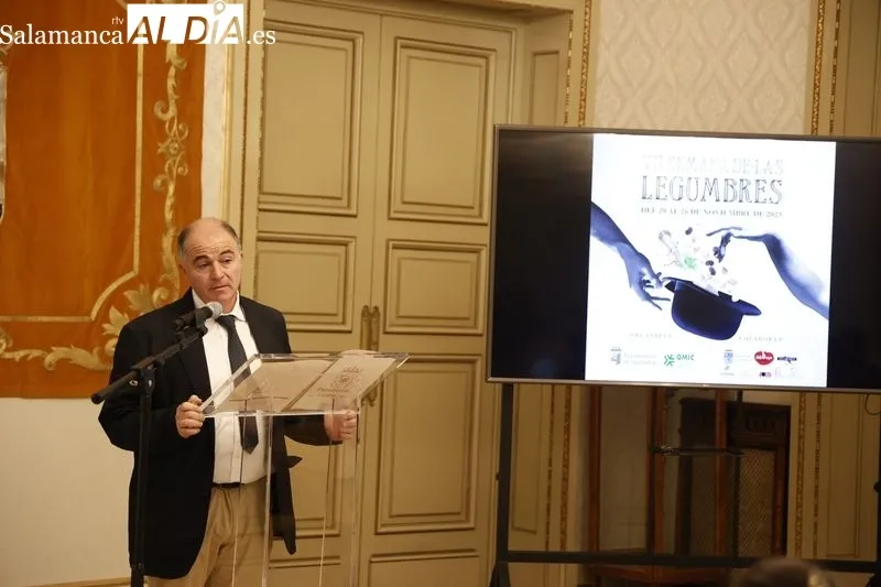 Presentación en el Ayuntamiento de la VII Semana de las Legumbres. Foto de David Sañudo