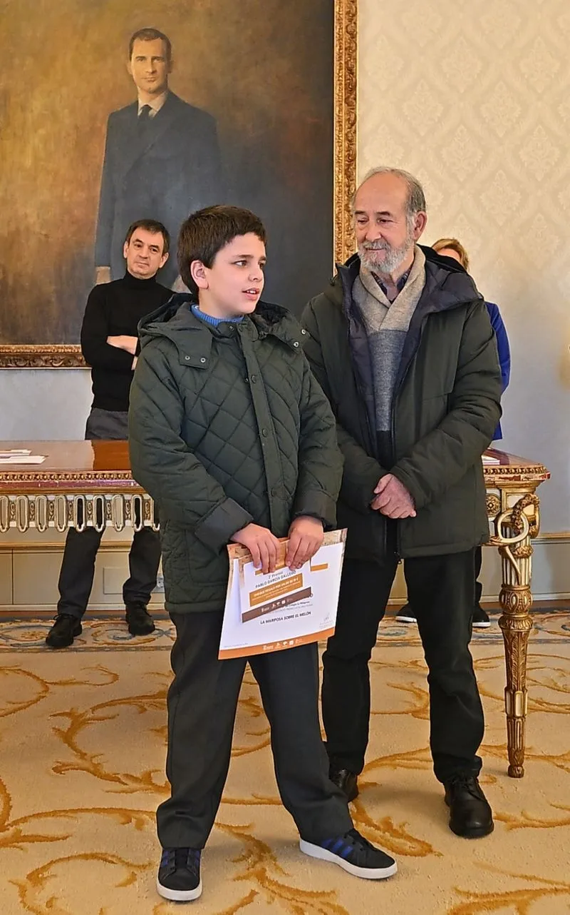Entrega esta mañana de los premios a los ganadores en el certamen de dibujo escolar Zacarías González, organizado por el Ayuntamiento de Salamanca