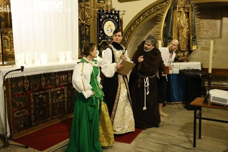 Acto de apoyo al Festival del Siglo de Oro de Salamanca en la capilla de la Vera Cruz. Fotos: David Sañudo