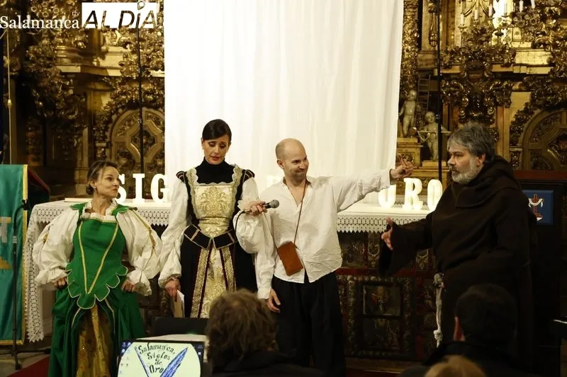 Acto de apoyo al Festival del Siglo de Oro de Salamanca en la capilla de la Vera Cruz. Fotos: David Sañudo