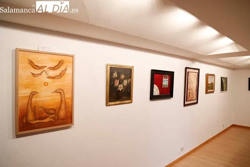 Una Exposición de Artistas Salmantinos a favor de Manos Unidas | FOTOS: David Sañudo 