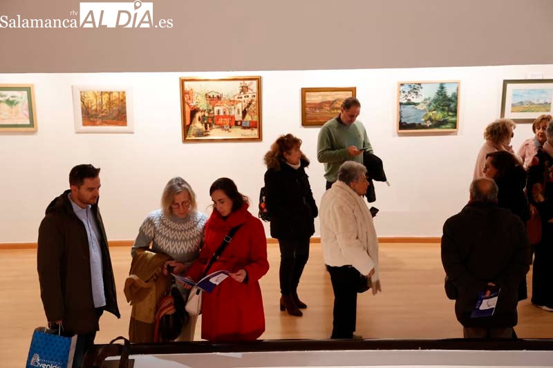 Una Exposición de Artistas Salmantinos a favor de Manos Unidas | FOTOS: David Sañudo 
