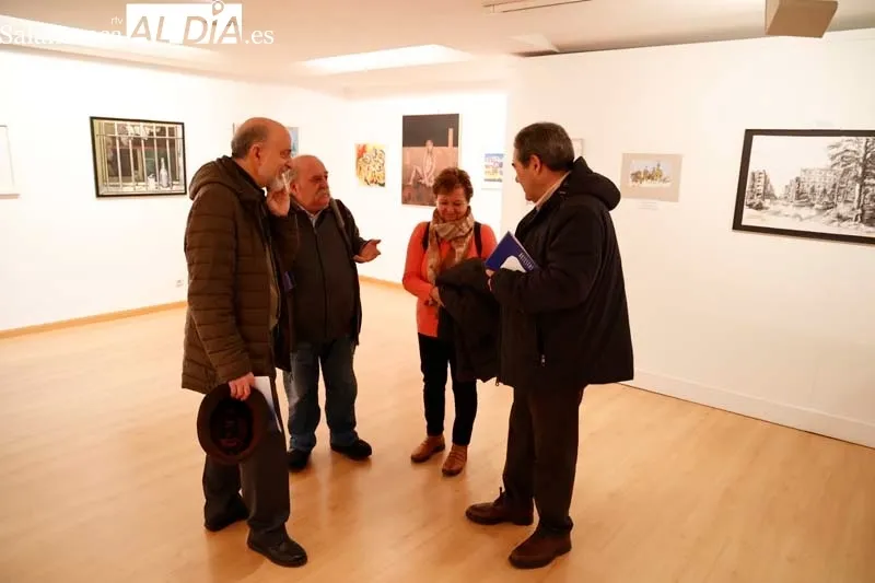 Una Exposición de Artistas Salmantinos a favor de Manos Unidas | FOTOS: David Sañudo 
