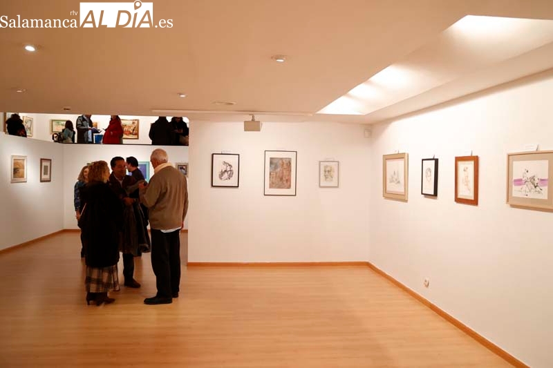 Una Exposición de Artistas Salmantinos a favor de Manos Unidas | FOTOS: David Sañudo 