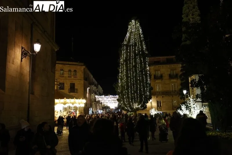 Mercado Navideño en la plaza de Anaya. Fotos: David Sañudo
