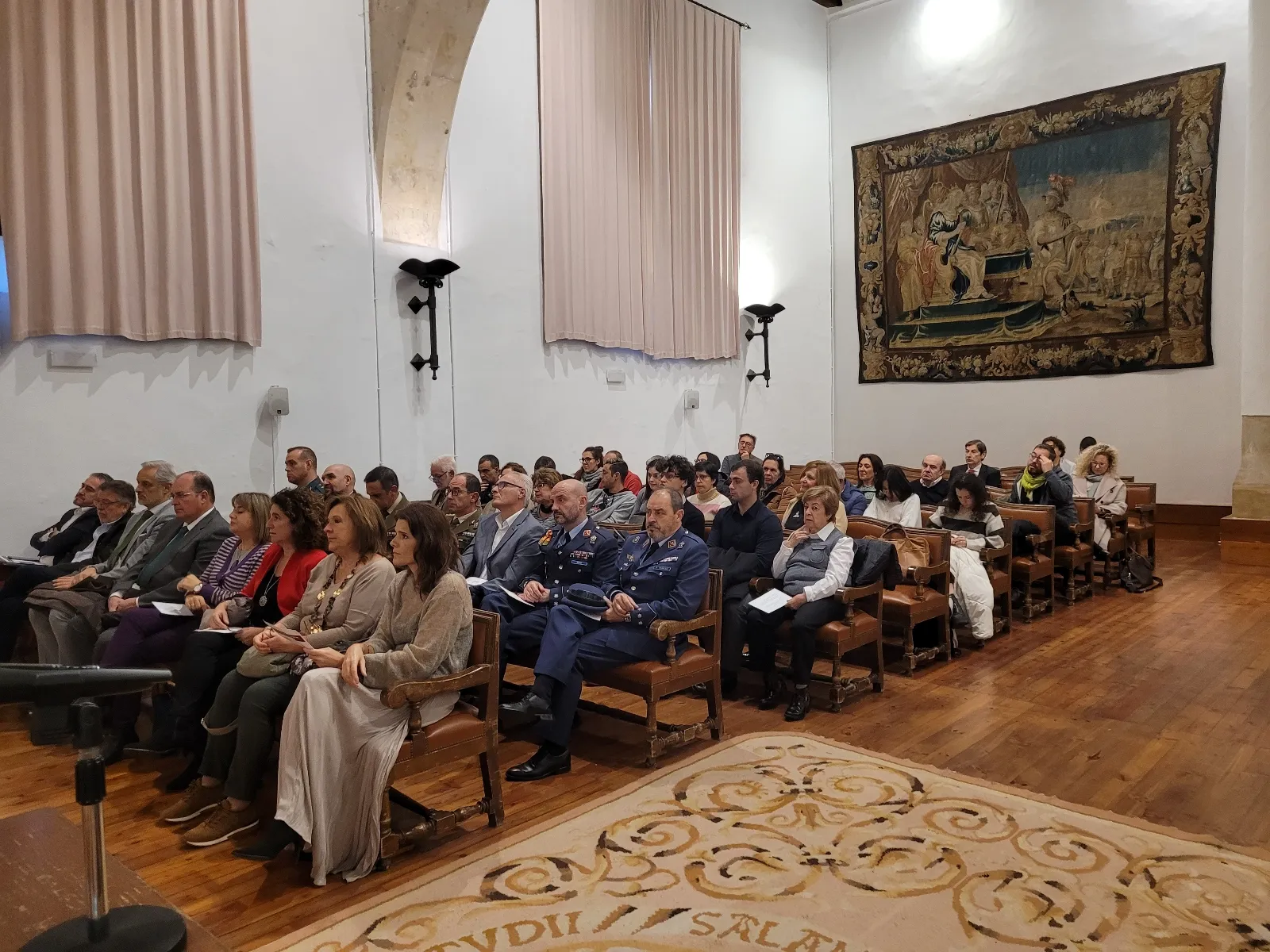 Acto de Lectura Derechos Humanos en el Aula Salinas USAL