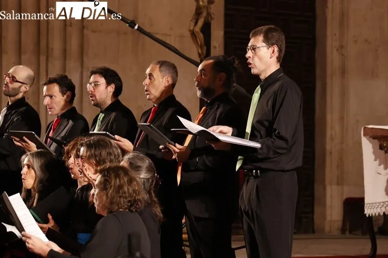 Conciertos del ciclo de Navidad Polifónica en la iglesia de La Clerecía. Fotos: David Sañudo