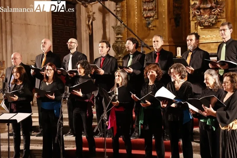 Conciertos del ciclo de Navidad Polifónica en la iglesia de La Clerecía. Fotos: David Sañudo