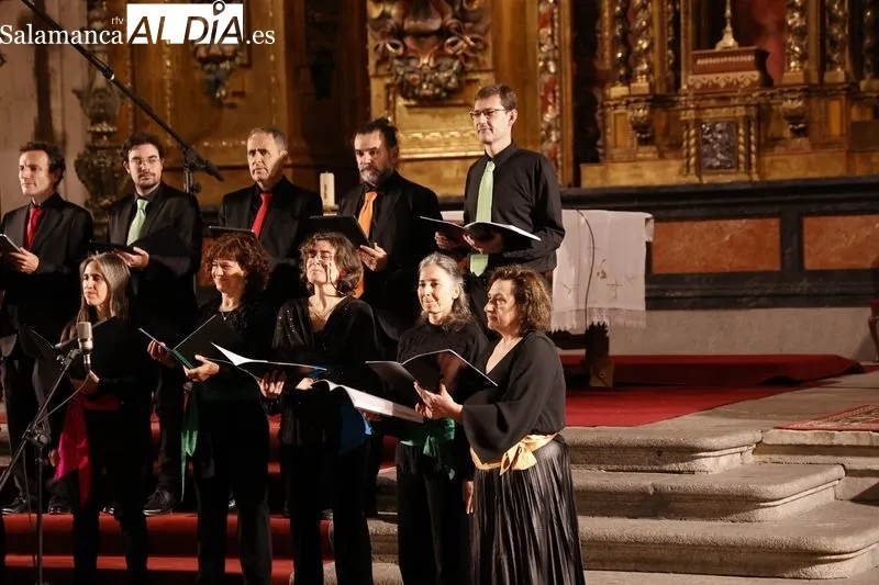 Conciertos del ciclo de Navidad Polifónica en la iglesia de La Clerecía. Fotos: David Sañudo