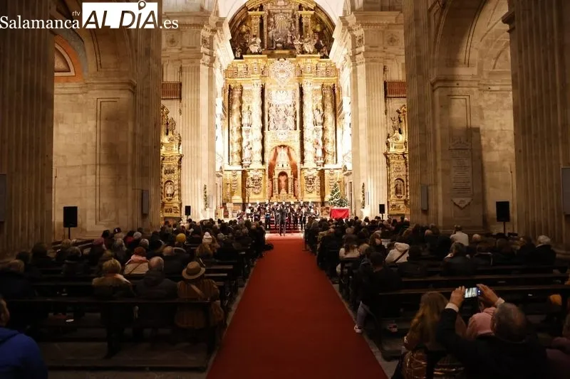 Conciertos del ciclo de Navidad Polifónica en la iglesia de La Clerecía. Fotos: David Sañudo