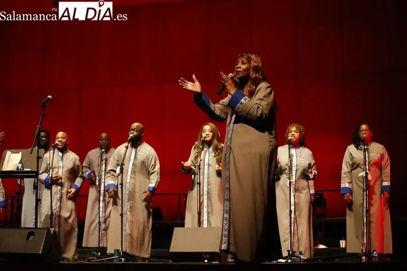 Concierto 'B.B. King Spiritual' de Chicago Mass Choir en el CAEM de Salamanca. Fotos: David Sañudo