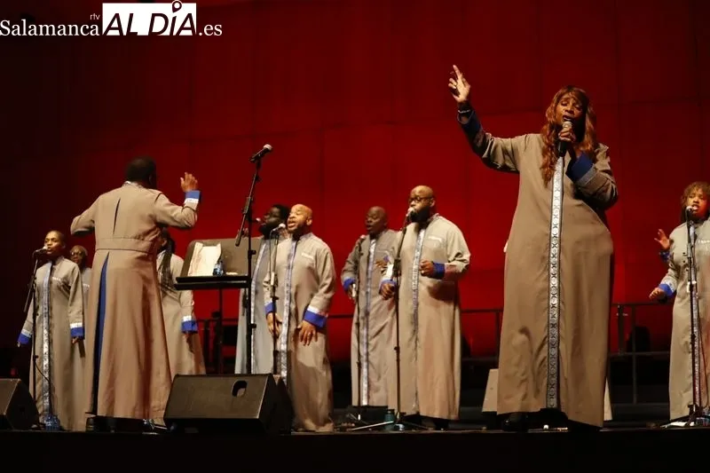 Concierto 'B.B. King Spiritual' de Chicago Mass Choir en el CAEM de Salamanca. Fotos: David Sañudo