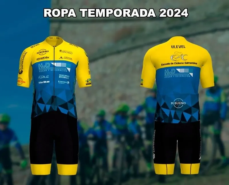 Nueva equipación de la Escuela de Ciclismo Salmantina 