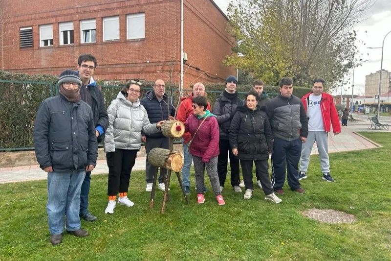 El grupo Acomunidad instala decoración navideña en diferentes puntos de la ciudad