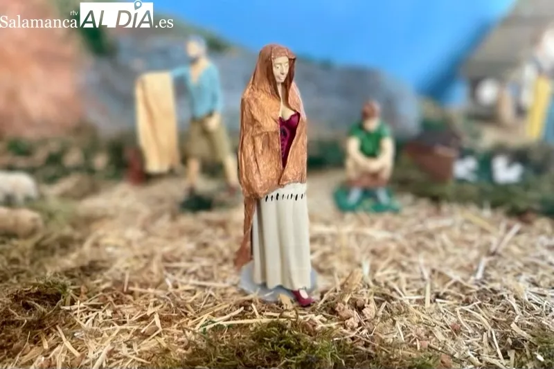 El colegio Miguel de Unamuno muestra un belen personalizado creado con impresoras 3D