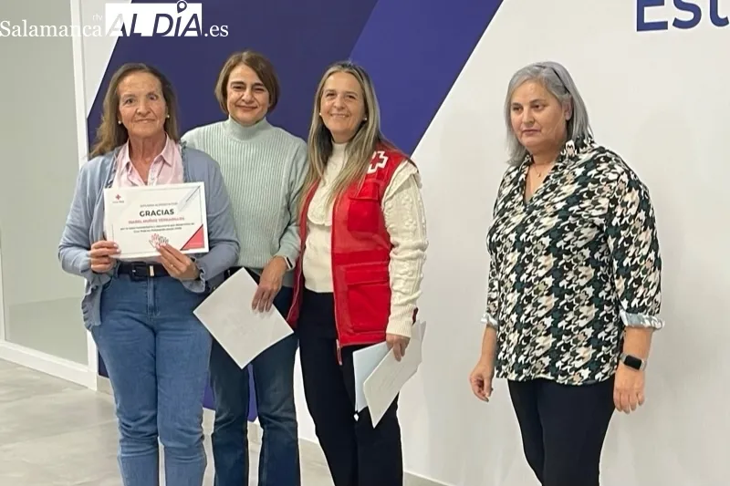 La Asamblea de Cruz Roja en Peñaranda ha reconocido este viernes la labor de los voluntarios 