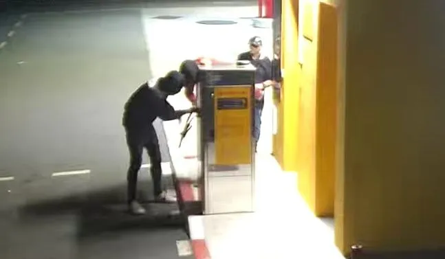 Imagen facilitada por la Guardia Civil de uno de estos asaltos
