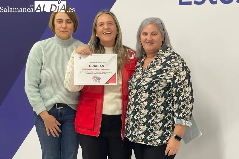 La Asamblea de Cruz Roja en Peñaranda ha reconocido este viernes la labor de los voluntarios 