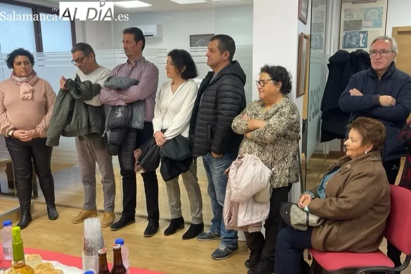 La sede del PSOE de Peñaranda acogía un homenaje a ex alcaldes socialistas de la comarca