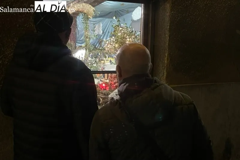 Belén de la familia Poveda que puede verse en la calle Bebedero