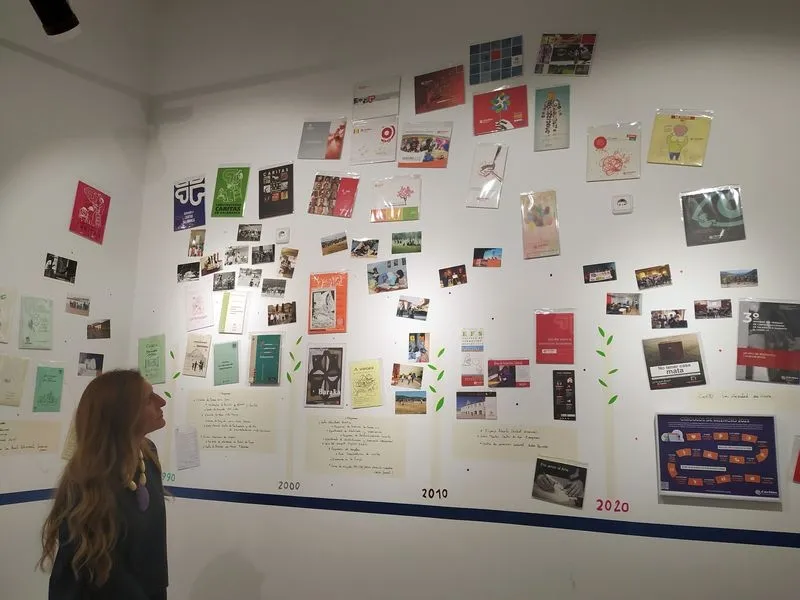 Instantes de la inauguración de la exposición 