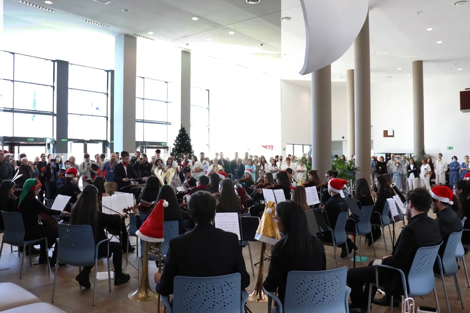 Concierto navideño en el Hospital de Salamanca