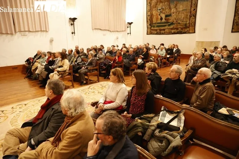 Imágenes del acto en el Aula Francisco de Salinas. Fotos: David Sañudo.