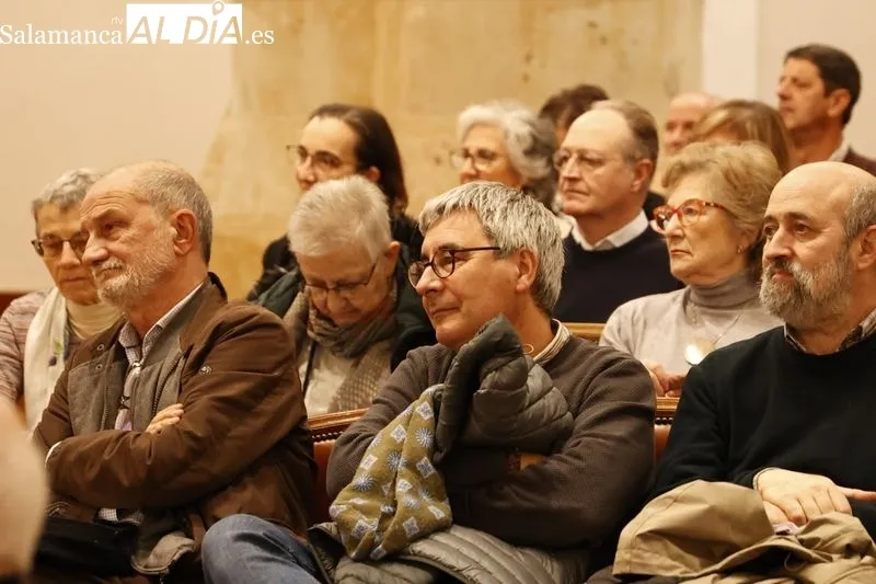 Imágenes del acto en el Aula Francisco de Salinas. Fotos: David Sañudo.