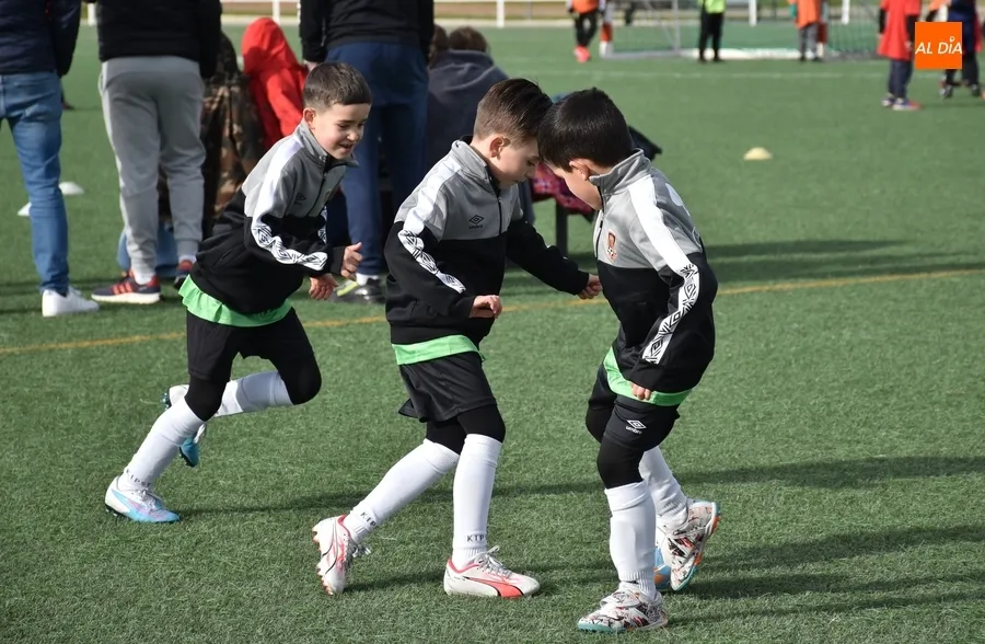 Foto 7 - Los participantes en la Liga Comarcal Prebenjam&iacute;n del Ciudad Rodrigo CF estrenan sus equipaciones