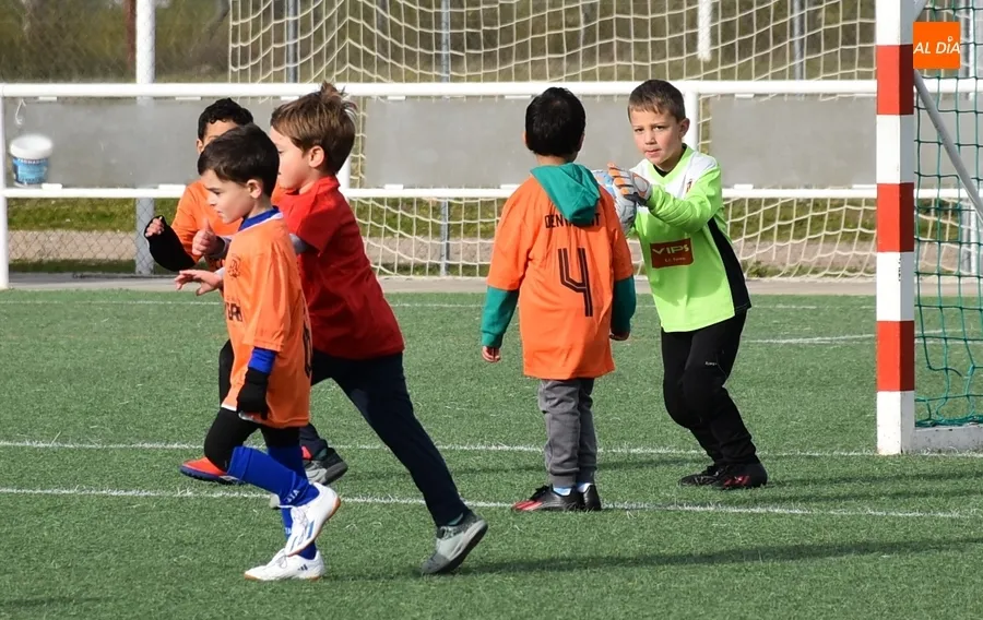 Foto 9 - Los participantes en la Liga Comarcal Prebenjam&iacute;n del Ciudad Rodrigo CF estrenan sus equipaciones