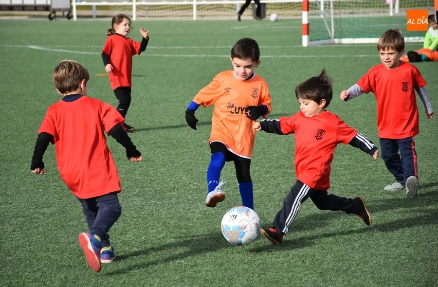 Foto 11 - Los participantes en la Liga Comarcal Prebenjam&iacute;n del Ciudad Rodrigo CF estrenan sus equipaciones