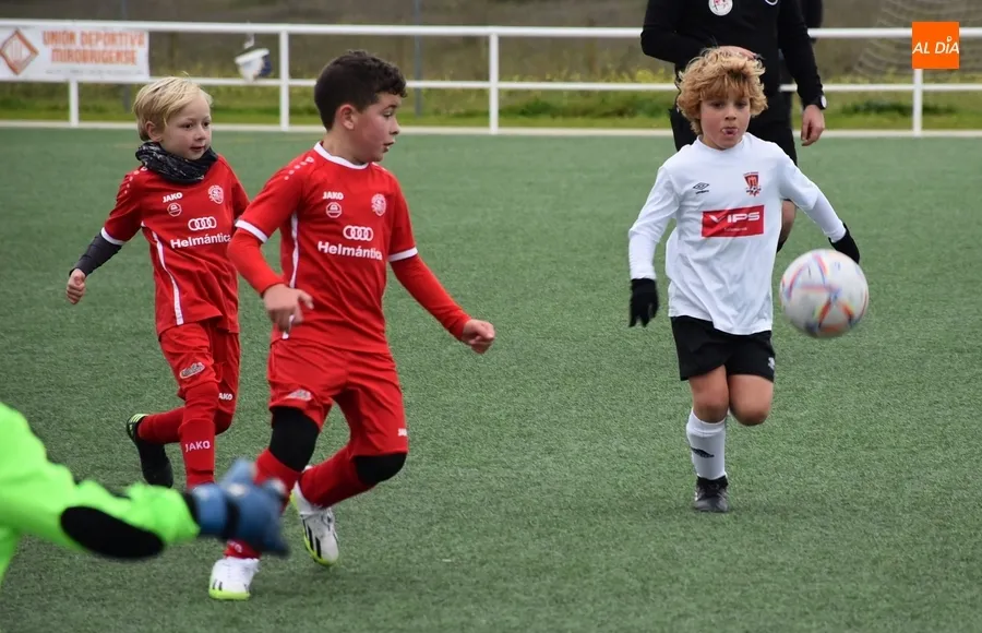 Foto 5 - El Hergar Helm&aacute;ntica se lleva el duelo por el liderato Prebenjam&iacute;n ante el Ciudad Rodrigo