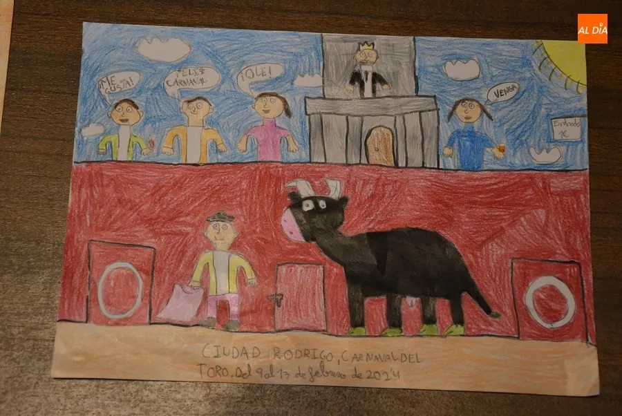 Foto 2 - Marcos Sobrino y Ana Bel&eacute;n Zamarre&ntilde;o ganan el Concurso de Dibujo Infantil del Carnaval 2024