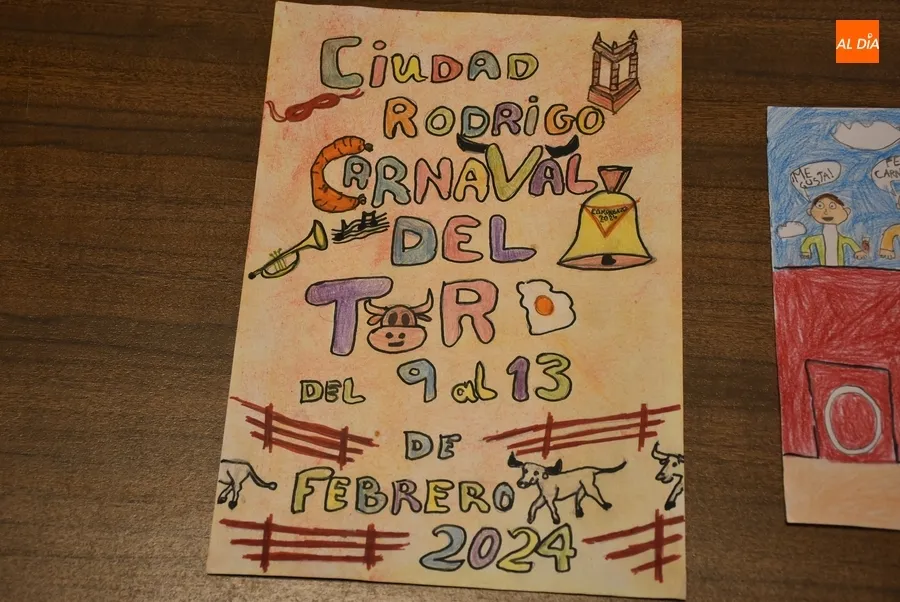 Foto 3 - Marcos Sobrino y Ana Bel&eacute;n Zamarre&ntilde;o ganan el Concurso de Dibujo Infantil del Carnaval 2024