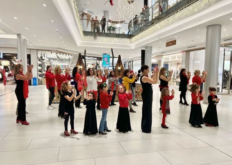 Foto 7 - El Tormes sorprende a sus visitantes con un 'flashmob' como felicitaci&oacute;n navide&ntilde;a