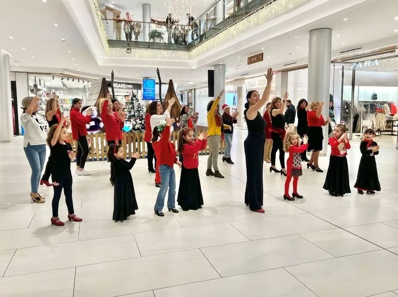 Foto 3 - El Tormes sorprende a sus visitantes con un 'flashmob' como felicitaci&oacute;n navide&ntilde;a