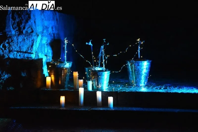 Iluminación en el Huerto de Calixto y Melibea. Fotos: Ángel Merino.